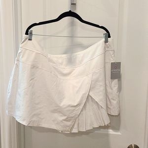 Athleta Sneaky Pleats Skort - white, 2X